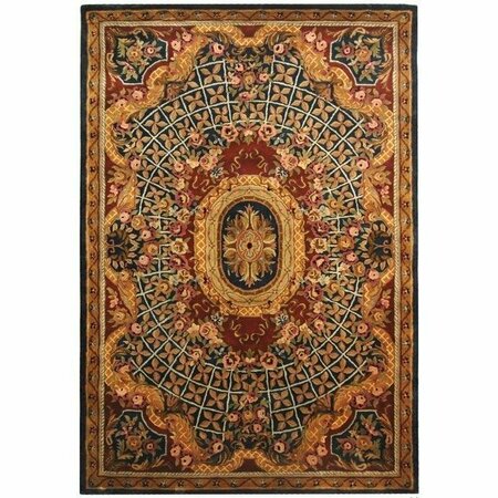 SAFAVIEH 2 Ft. - 3 In. x 4 Ft. Accent- Traditional Classic Assorted Hand Tufted Rug CL304C-24